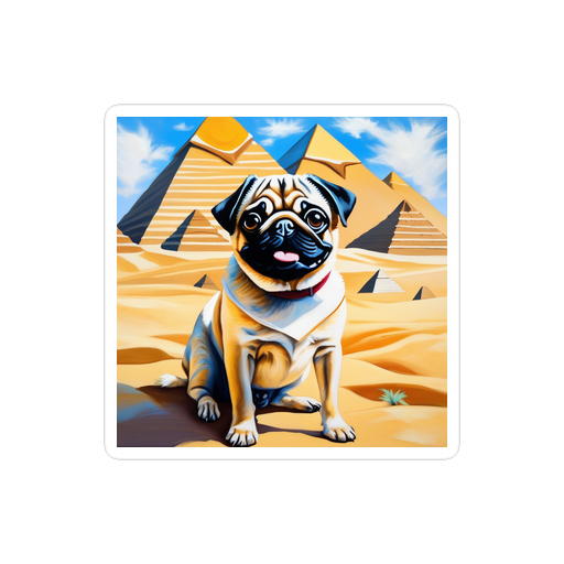 PugMug Custom Pug Sticker