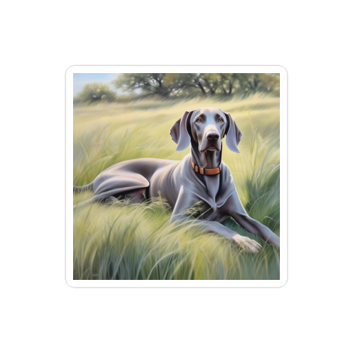 PugMug Custom Weimaraner Sticker