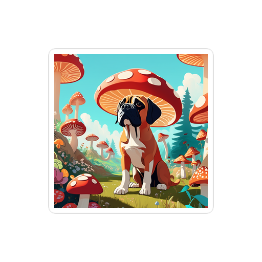 PugMug Custom Mastiff Sticker