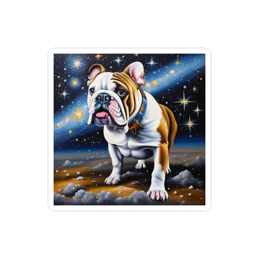 PugMug Custom Bulldog Sticker