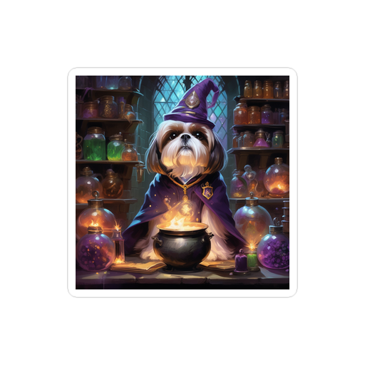 PugMug Custom Shih Tzu Sticker