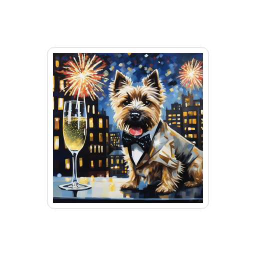 PugMug Custom Cairn Terrier Sticker