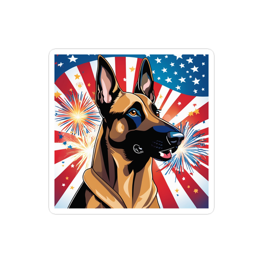 PugMug Custom Belgian Malinois Sticker