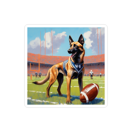 PugMug Custom Belgian Malinois Sticker