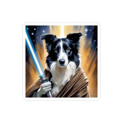 PugMug Custom Border Collie Sticker