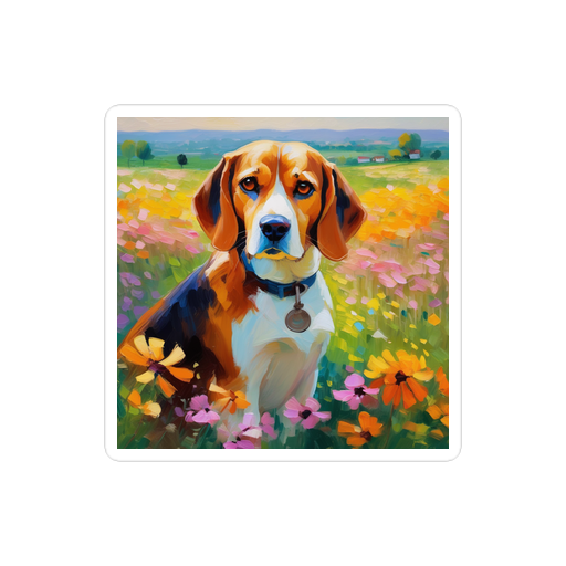 PugMug Custom Beagle Sticker