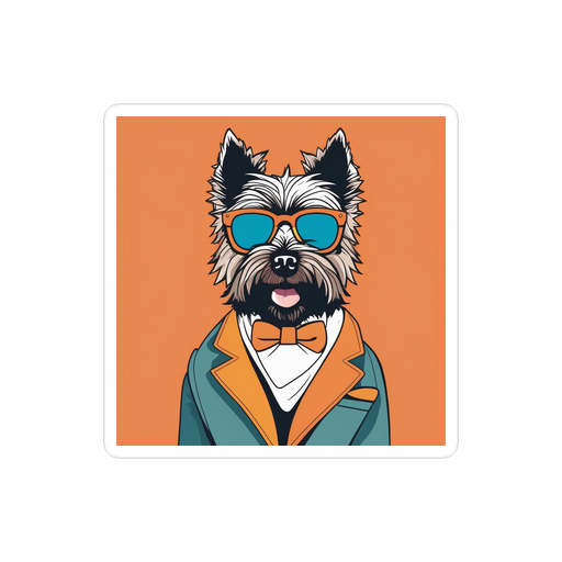 PugMug Custom Cairn Terrier Sticker