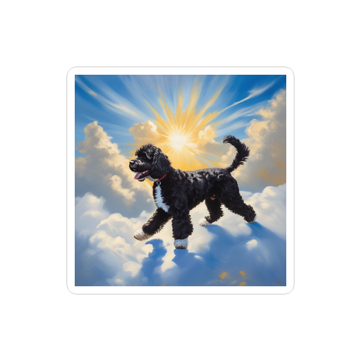 PugMug Custom Portuguese Water Dog Sticker