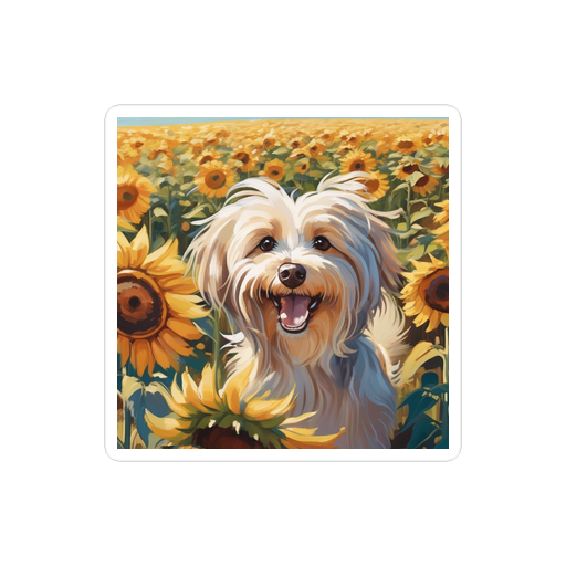 PugMug Custom Tan Havanese Dog Sticker