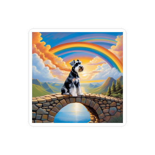 PugMug Custom Miniature Schnauzer Sticker