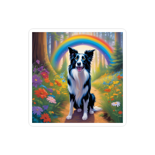 PugMug Custom Border Collie Sticker