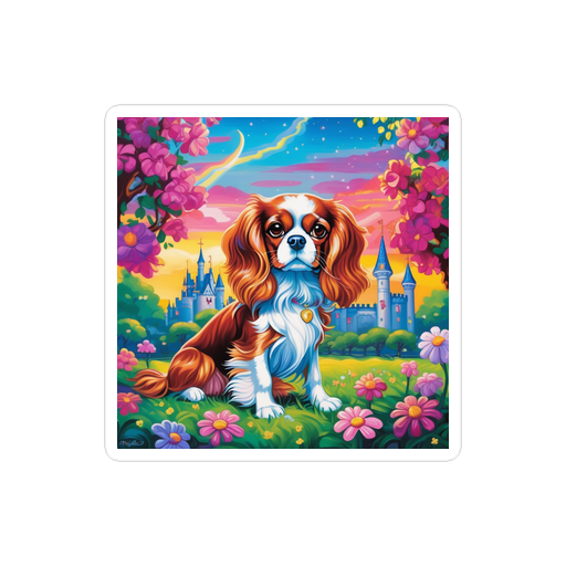 PugMug Custom Cavalier King Charles Spaniel Sticker