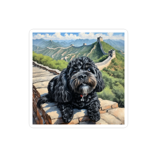 PugMug Custom Lily Sticker