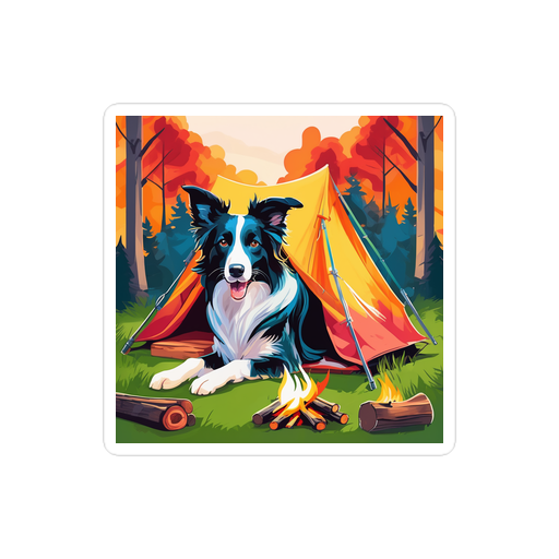 PugMug Custom Border Collie Sticker