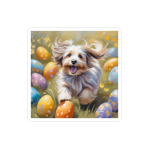 PugMug Custom Tan Havanese Dog Sticker