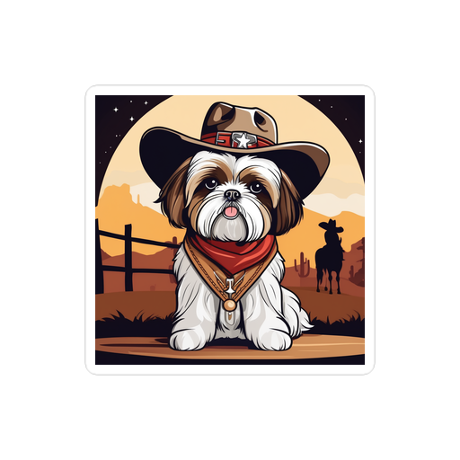 PugMug Custom Shih Tzu Sticker