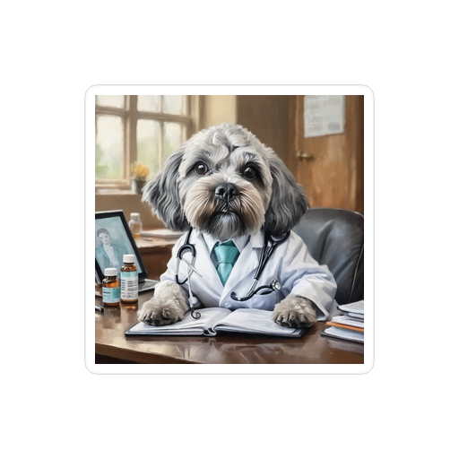 PugMug Custom Lily Sticker