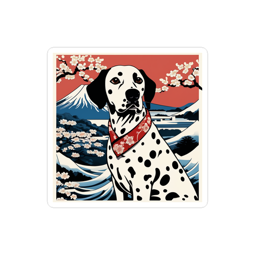 PugMug Custom Dalmatian Sticker