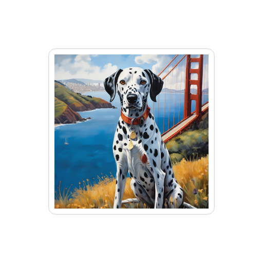 PugMug Custom Dalmatian Sticker