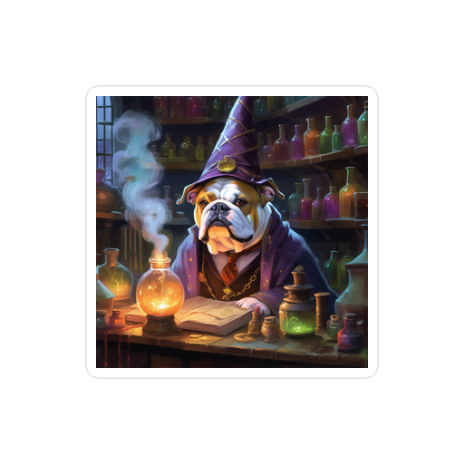 PugMug Custom Bulldog Sticker