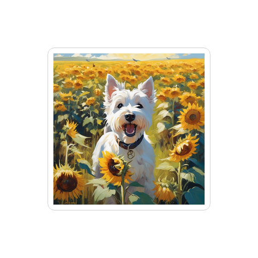 PugMug Custom West Highland White Terrier Sticker