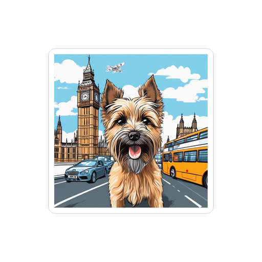 PugMug Custom Cairn Terrier Sticker