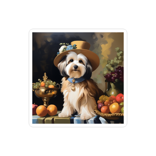 PugMug Custom Tan Havanese Dog Sticker