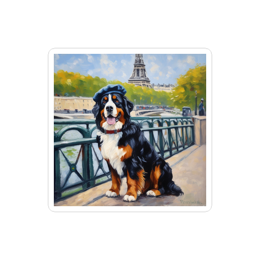 PugMug Custom Bernese Mountain Dog Sticker