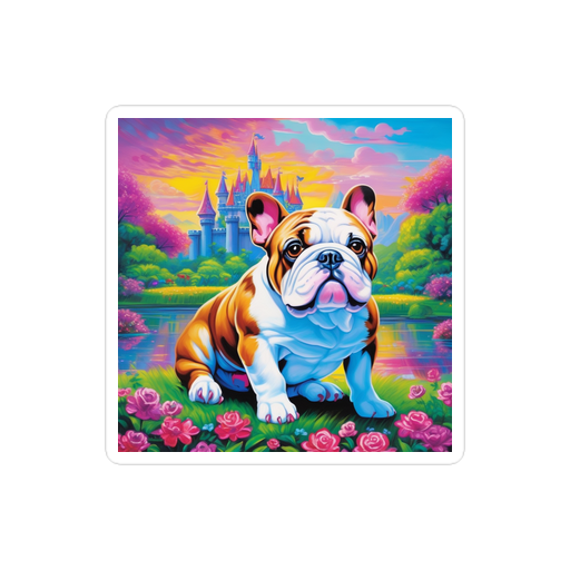 PugMug Custom Bulldog Sticker
