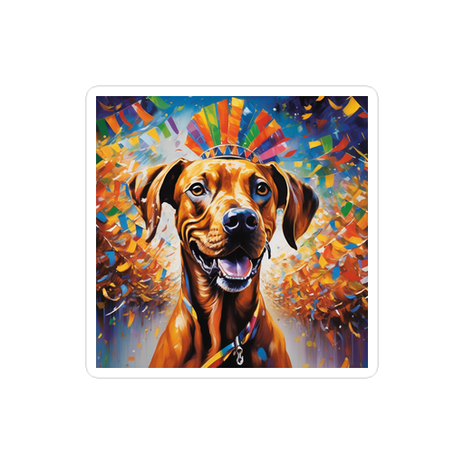 PugMug Custom Rhodesian Ridgeback Sticker