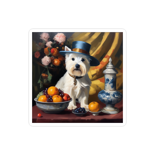 PugMug Custom West Highland White Terrier Sticker