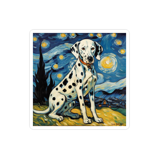 PugMug Custom Dalmatian Sticker