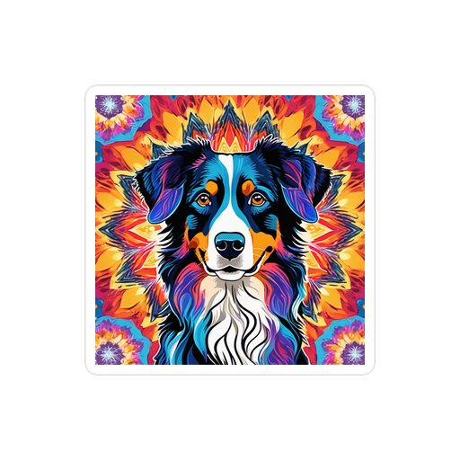 PugMug Custom Miniature American Shepherd Sticker