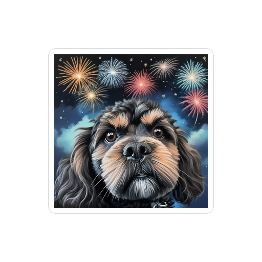 PugMug Custom Lily Sticker