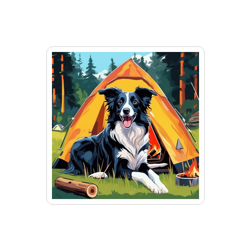 PugMug Custom Border Collie Sticker