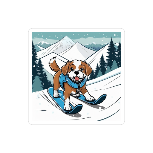 PugMug Custom Lily Sticker