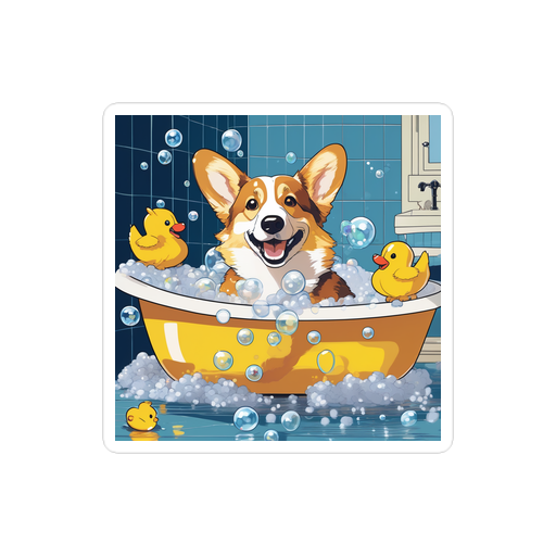PugMug Custom Pembroke Welsh Corgi Sticker