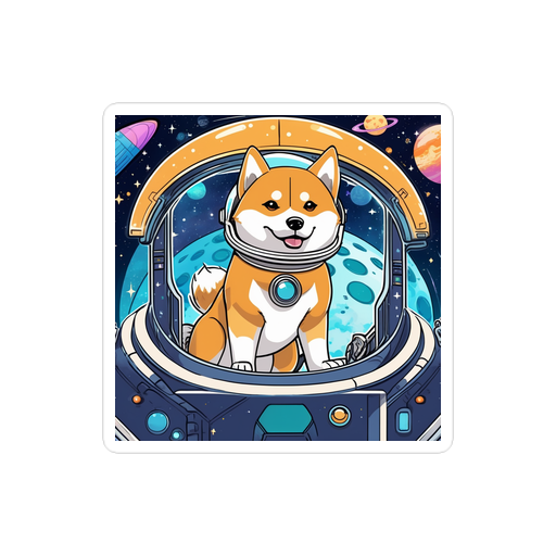 PugMug Custom Shiba Inu Sticker