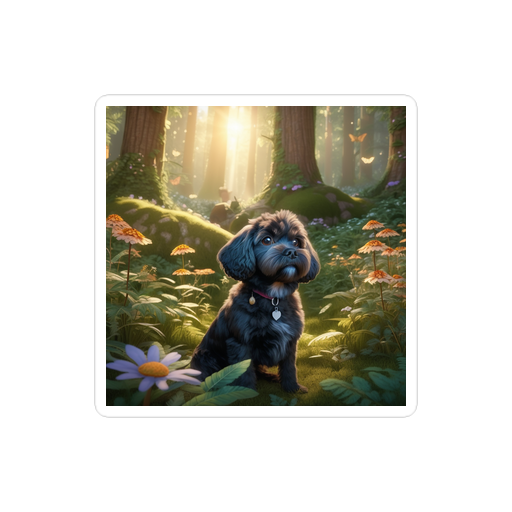 PugMug Custom Lily Sticker