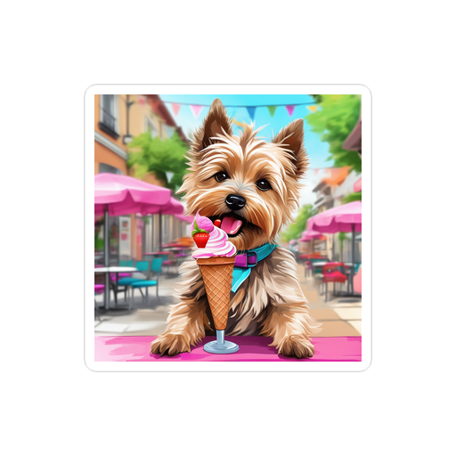 PugMug Custom Cairn Terrier Sticker