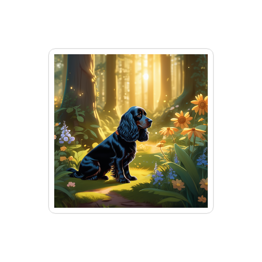 PugMug Custom Cocker Spaniel Sticker