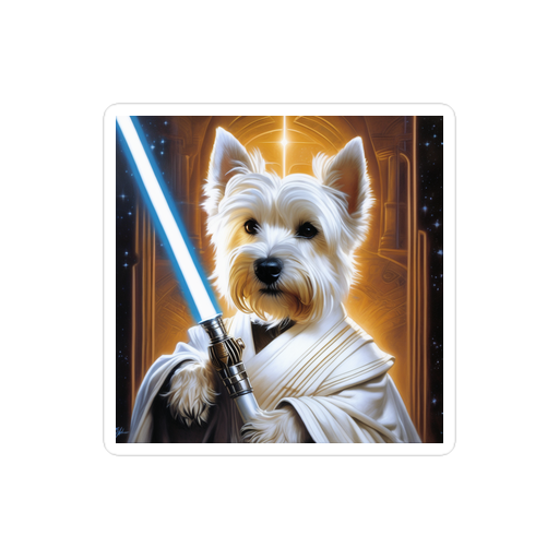 PugMug Custom West Highland White Terrier Sticker