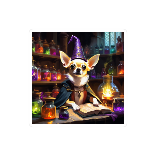 PugMug Custom Chihuahua Sticker