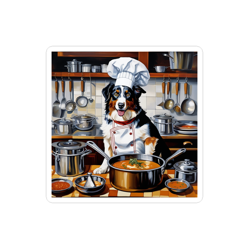 PugMug Custom Australian Shepherd Dog Sticker