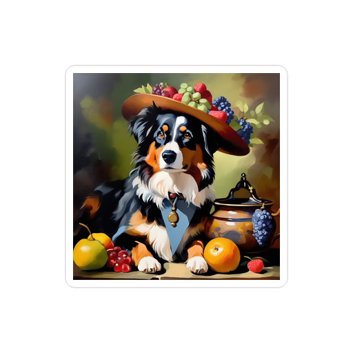 PugMug Custom Miniature American Shepherd Sticker