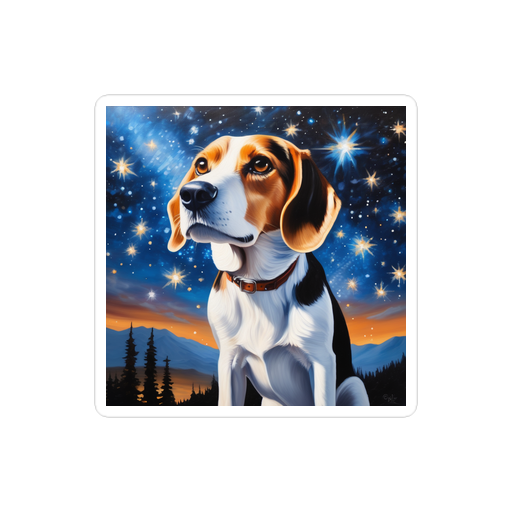 PugMug Custom Beagle Sticker