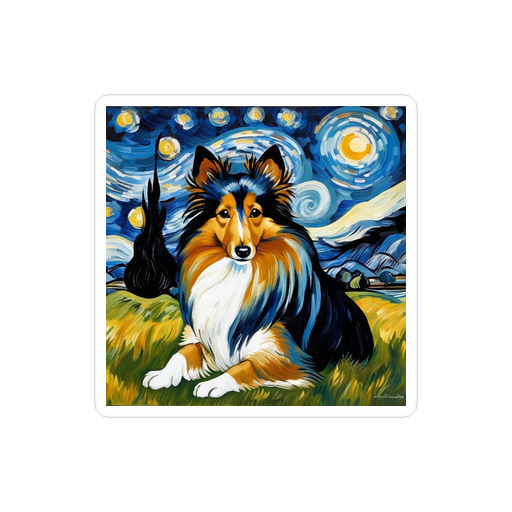 PugMug Custom Shetland Sheepdog Sticker