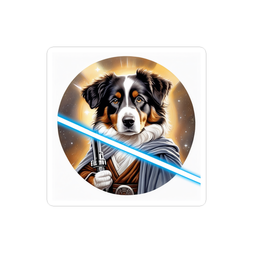 PugMug Custom Miniature American Shepherd Sticker