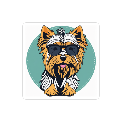 PugMug Custom Yorkshire Terrier Sticker