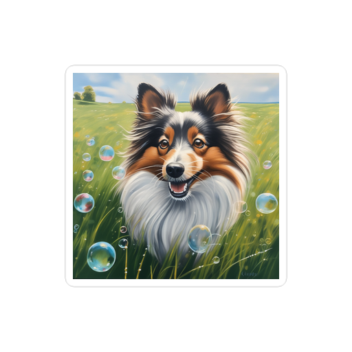 PugMug Custom Shetland Sheepdog Sticker